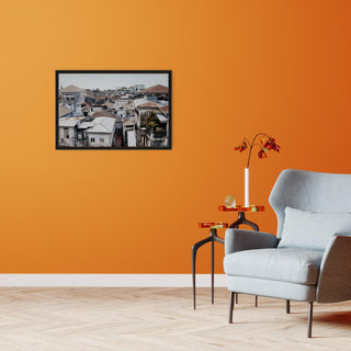 Gerahmte Leinwand 60x90 cm / 24x36″ - orangelens