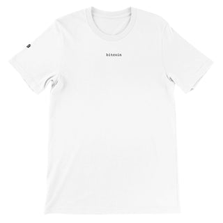 Bitcoin T-shirt bestickt - orangelens