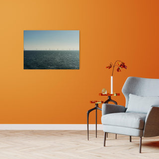 Ruhiges Meer zwischen Amsterdam und Newcastle No.3 - orangelens