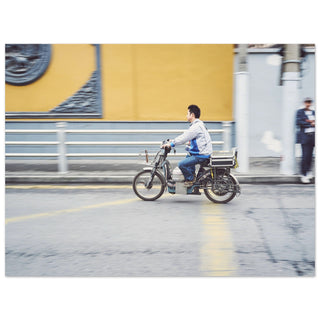 Chinesische Zweiradparade No.7 - orangelens