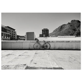 Dach mit Fahrrad in Kapstadt - orangelens