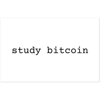 Erinnerungskarte - study bitcoin - orangelens