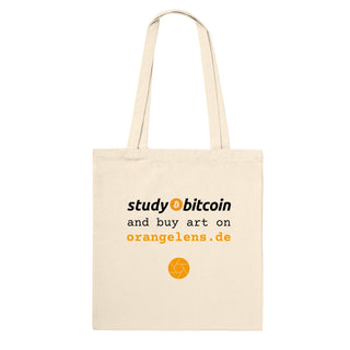 Gruppenkuhscheln Tasche Bitcoin Edition - orangelens