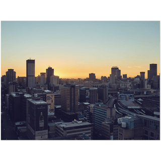 Sonnenaufgang in Johannesburg No.2 - orangelens